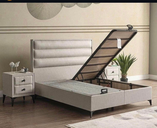 Galway King size bed frame with headboard